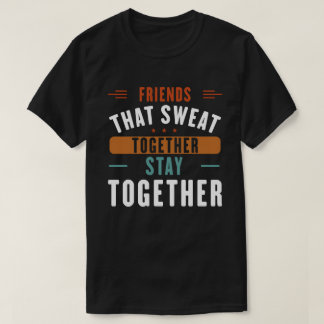 Vrienden die samen zwemmen t-shirt