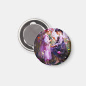 Vrienden en Bloemen 2 Magneet (Voorkant / Achterkant)