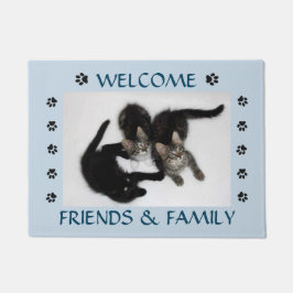 Vrienden en familie Kitten Doormat Deurmat