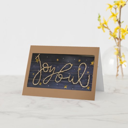 **VRIENDEN EN FAMILIE ZO VERTRAAGD** CHRISTMAS CHE KAART (Gele Bloem)