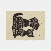 Vrienden Fleece Deken (Voorkant (Horizontaal))