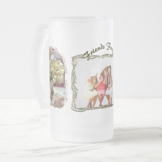 Vrienden Forever Lente Bloemen PCM1 Matglas Bierpul (Voorkant links)