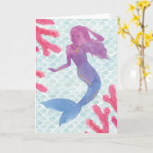 Vrienden I van de meermin Kaart (Gele Bloem)