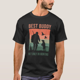 Vrienden in de jacht Vogeljager Eend Jachthond T-shirt