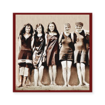 Vrienden in zwemkostuums