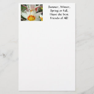 VRIENDEN! KANTOORBEHOEFEN Tulp Bloemen Notitie Kan Briefpapier