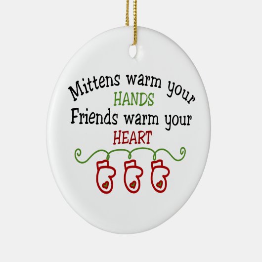 Vrienden Keramisch Ornament (Rechts)