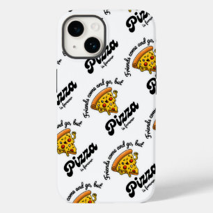 Vrienden komen en gaan, maar pizza is voor altijd  Case-Mate iPhone 14 hoesje