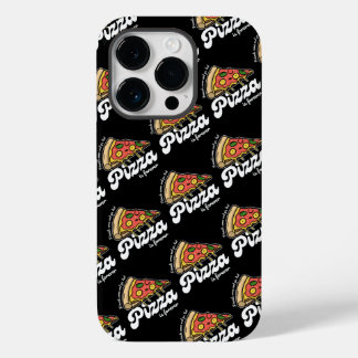 Vrienden komen en gaan, maar pizza is voor altijd  Case-Mate iPhone 14 pro hoesje