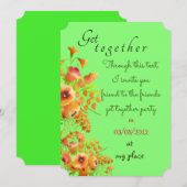 Vrienden krijgen een uitnodiging (Voorkant / Achterkant)