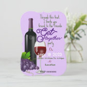 Vrienden krijgen een uitnodiging (Staand voorkant)