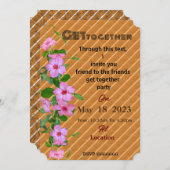 Vrienden krijgen een uitnodiging (Voorkant / Achterkant)