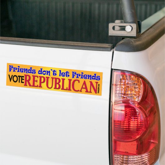 Vrienden laten geen vrienden bumpersticker (Op Truck)