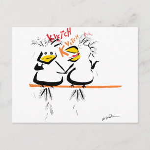 Vrienden laten vrienden hun gang gaan briefkaart