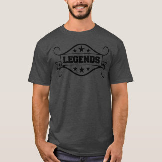 Vrienden Legendseam Crew Legenden worden geboren G T-shirt