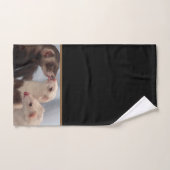 Vrienden Liefde - Schattigee fretten Bad Handdoek (Handdoek)