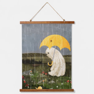 Vrienden maken hangend wandkleed