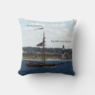 Vrienden met goede wil en grootse lichte vierkants kussen