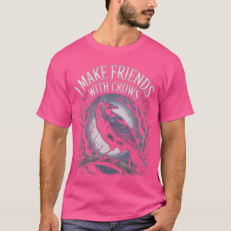 Vrienden met kraaien Dier gotische vogels Dierlijk T-shirt