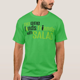 Vrienden met salade t-shirt