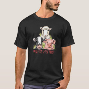 Vrienden Niet Voedsel Dieren Bevrijding Vee Vegeta T-shirt