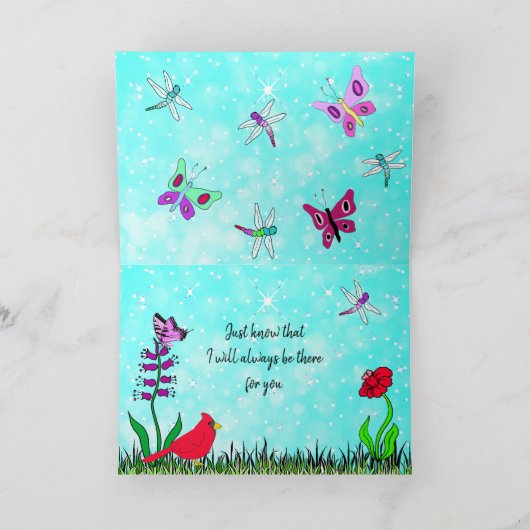 Vrienden of zusters ondersteuningskaart kaart (Binnen)