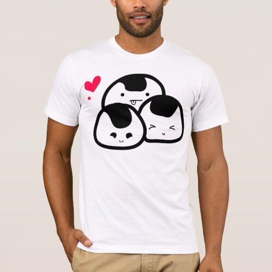 vrienden onigiri t-shirt (Voorkant)