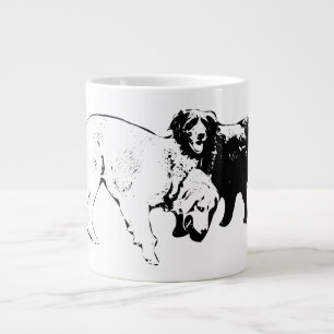 Vrienden op het pad extra grote beker