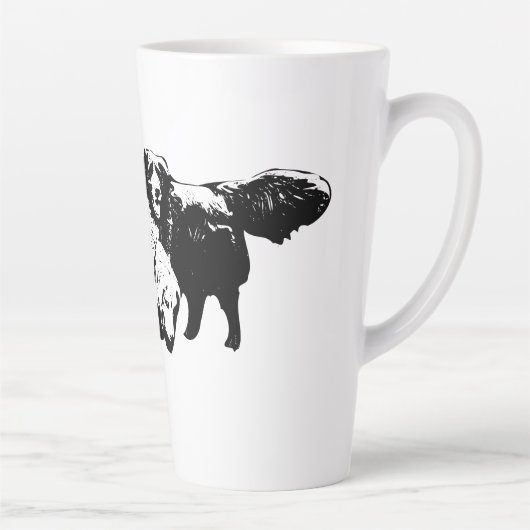 Vrienden op het pad latte mok (Rechts)