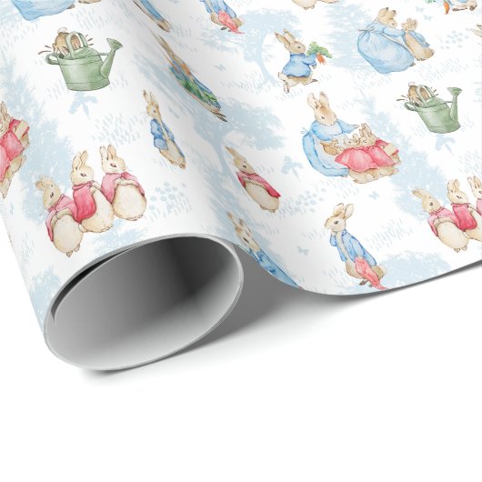 Vrienden Peter Rabbit Baby Cadeaupapier (Rol Hoek)