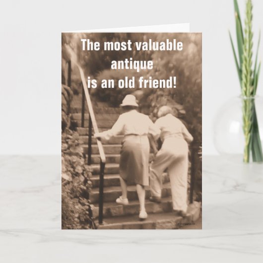 Vrienden tot het eind kaart (Voorkant)