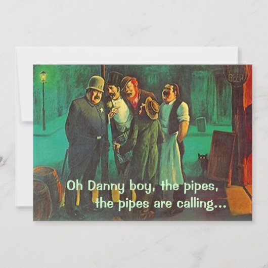 Vrienden van buren die St. Patrick's Day Uitnodige Kaart (Voorkant)