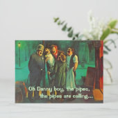 Vrienden van buren die St. Patrick's Day Uitnodige Kaart (Staand voorkant)