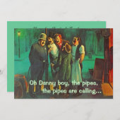 Vrienden van buren die St. Patrick's Day Uitnodige Kaart (Voorkant / Achterkant)