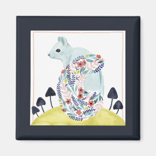 Vrienden van Clementine Folkkunsteekhoorn Magneet