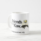 Vrienden van de Kaw, www.kansasriver.org Koffiemok (Voorkant links)