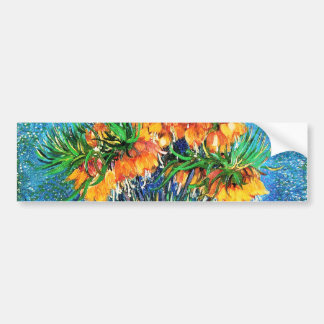 Vrienden van een koperen Vase Van Gogh Fine Art Bumpersticker