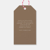 Vrienden van een Veer | Friendsgiving Gift Labels Cadeaulabel (Achterkant)