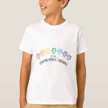 Vrienden van het logo van de Denton openbare bibli