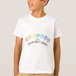 Vrienden van het logo van de Denton openbare bibli T-shirt