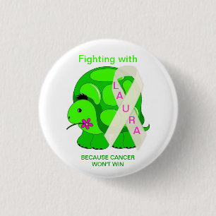 Vrienden van Laura, vechten met Laura Pin Ronde Button 3,2 Cm