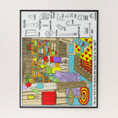 Vrienden Verborgen Objecten Puzzel Legpuzzel (Verticaal)