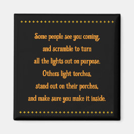 Vrienden verlichten de weg magneet