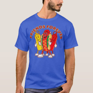 Vrienden Voor altijd Hot Dog Ketchup Mosterd Grapp T-shirt