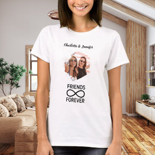 Vrienden voor altijd oneindige foto namen t-shirt