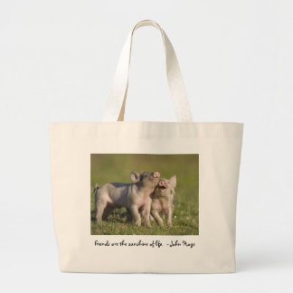 Vrienden zijn de zonneschijn van het leven grote tote bag