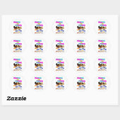 Vrienden zijn vrienden, wat er ook gebeurt ronde sticker (Vel)