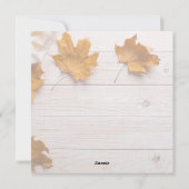 Vriendendankdag Feestdagenkaart (Achterkant)