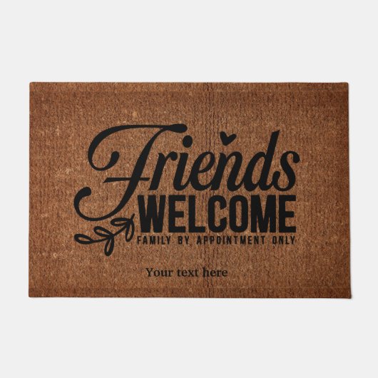 Vriendenwelkomsthormoon Deurmat (Voorkant)