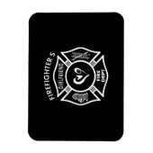 Vriendin brandweerman magneet (Verticaal)